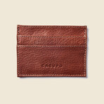 Slim Horizontal Wallet // Chocolate