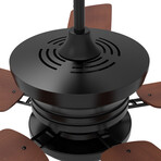 GLADIOLUS 52 inch 5-Blade Indoor/Outdoor Smart Ceiling Fan + LED Light Kit