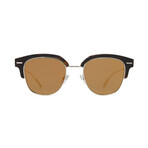Unisex Tensity 2IK Sunglasses // Havana Gold + Green Gold Mirror