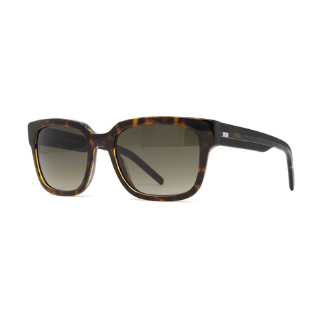Christian Dior // Men's Blacktie187S 98B Sunglasses // Dark Havana Crystal + Brown