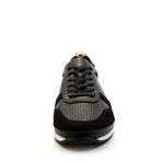 Soft Mix Nubuck Casual Shoes // Black (Euro: 40)