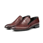 Alligator Classic Shoes // Claret Red (Euro: 45)