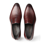 Alligator Classic Shoes // Claret Red (Euro: 43)