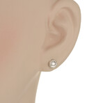 Dream 18K White Gold Diamond Stud Earrings // Store Display