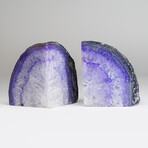 Genuine Polished Agate Bookends // 7.5lb