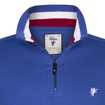 Troyer Quarter Zip Sweatshirt // Royal (XL)
