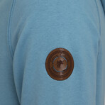Daniel Zipper Jacket with Hood // Blue (XL)