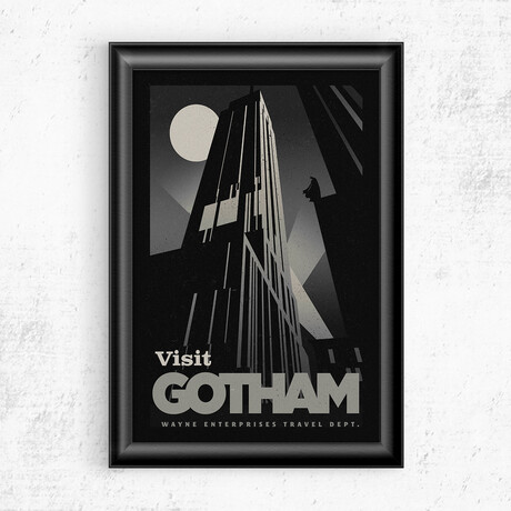 Visit Gotham // Batman (11"W x 17"H)