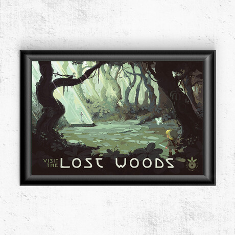 Visit The Lost Woods // Zelda (11"W x 17"H)