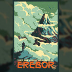 Visit Erebor // Lord of the Rings (11"W x 17"H)