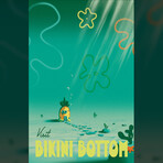 Visit Bikini Bottom // Spongebob Squarepants (11"W x 17"H)