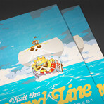 Visit The Grand Line // One Piece (11"W x 17"H)