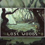 Visit The Lost Woods // Zelda (11"W x 17"H)