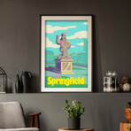 Visit Springfield // The Simpsons (11"W x 17"H)