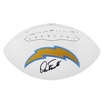 Dan Fouts // Signed Chargers Wilson White Logo Football