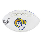 Matthew Stafford // Signed Rawlings Los Angeles Rams White Logo Football // Fanatics