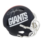 Lawrence Taylor // New York Giants // Signed Throwback Riddell Full Size Speed Replica Helmet