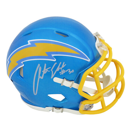Austin Ekeler // Signed Los Angeles Chargers FLASH Riddell Speed Mini Helmet