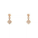 Gucci // 18K Rose Gold Flora Earrings Flowers // New