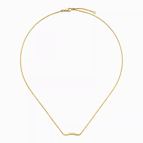 Gucci //  18K Yellow Gold Link to Love Necklace // 17.7" // New