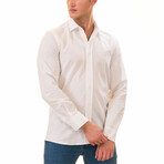 European Made & Designed Linen Shirt // White (3XL)