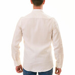 European Made & Designed Linen Shirt // Off-White (3XL)