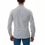 European Made & Designed Linen Shirt // Light Gray (L)