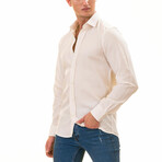 European Made & Designed Linen Shirt // Off-White (2XL)