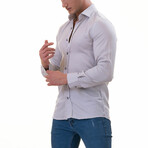 European Made & Designed Linen Shirt // Gray (5XL)