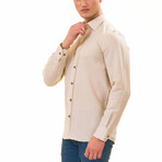 European Made & Designed Linen Shirts // Beige (XL)