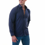European Made & Designed Linen Shirts // Dark Blue (M)
