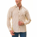 European Made & Designed Linen Shirt // Beige (2XL)