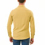 European Made & Designed Linen Shirts // Mustard (3XL)