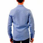 European Made & Designed Linen Shirts // Sky Blue (3XL)