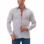 European Made & Designed Linen Shirt // Gray (M)