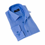 European Made & Designed Linen Shirt // Sky Blue (2XL)