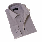European Made & Designed Linen Shirt // Light Gray (2XL)