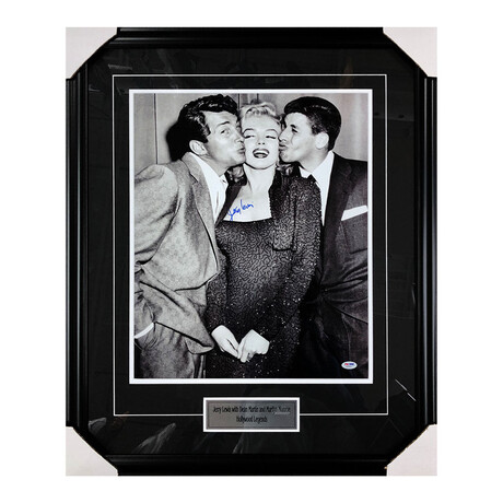 Jerry Lewis // Framed + Autographed 16x20 Photo (w/Dean Martin & Marilyn Monroe)