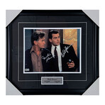 Martin Sheen + Charlie Sheen // Framed + Autographed "Wall Street" 11x14 Photo