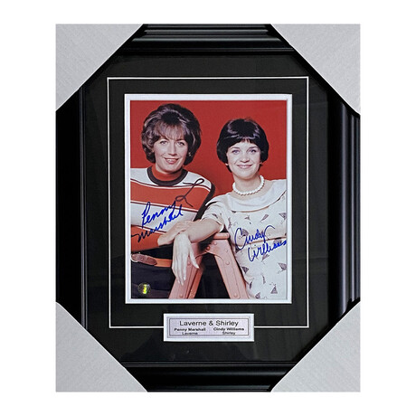 Laverne & Shirley // Framed Autographed 8x10 Photo
