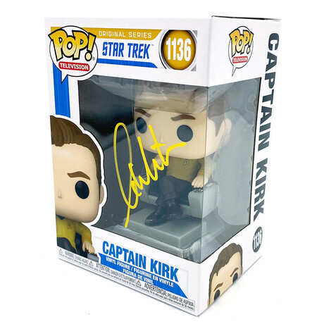 William Shatner // Autographed "Captain Kirk" Funko Pop! Figure