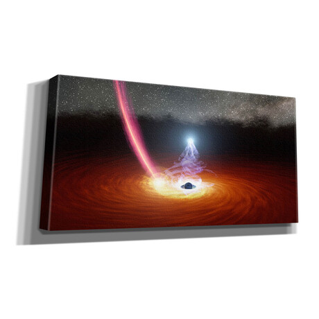 Black Hole Corona, Courtesy of NASA (12"H x 24"W x 0.75"D)