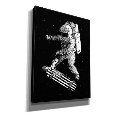 Kickflip in Space by Robert Farkas (26"H x 18"W x 0.75"D)