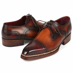 Norwegian Welted Cap Toe Derby Shoes // Bordeaux + Brown (US: 8)