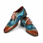 Wingtip Oxfords // Turquoise + Tobacco (US: 6.5)
