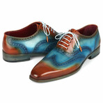 Wingtip Oxfords // Turquoise + Tobacco (US: 9)