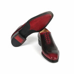 Goodyear Welted Men's Oxford Shoes // Red + Black (US: 6.5)