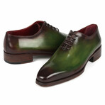 Goodyear Welted Wholecut Oxfords // Green + Bordeaux (US: 6)