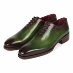 Goodyear Welted Wholecut Oxfords // Green + Bordeaux (US: 6.5)
