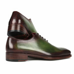 Goodyear Welted Wholecut Oxfords // Green + Bordeaux (US: 8)